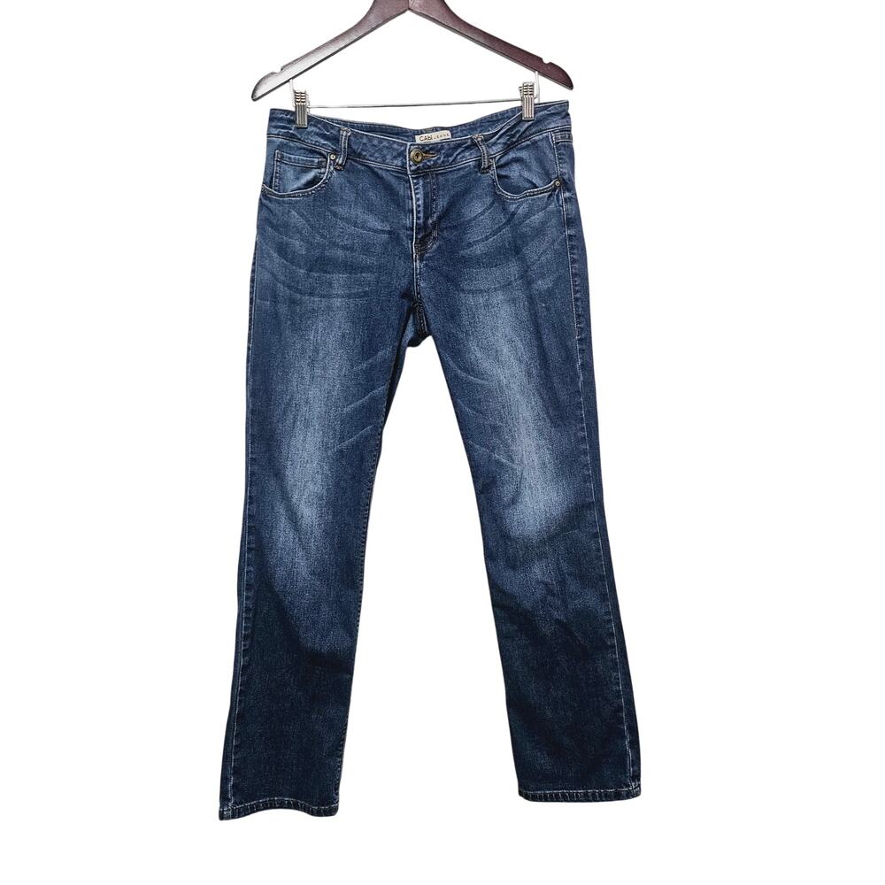 CAbi Women's Straight Leg Jeans - Blue